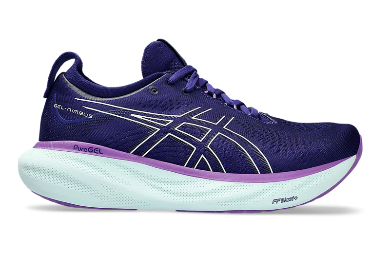 Asics Womens Gel Nimbus 25 Dive Blue/Soothing Sea-4